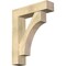 Ekena Millwork Westlake Block Rough Sawn Bracket w/ Offset Brace, Douglas Fir, 8"W x 32"D x 40"H BKT0806X32X40WTL05RDF - alternate 1